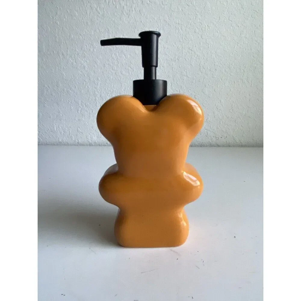 DISNEY Mickey Mouse‎ Christmas Gingerbread Soap Lotion Dispenser With Pump NEW